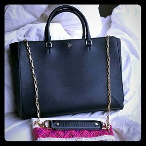 Tory Burch Robinson Large Zip Tote